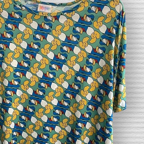 NWT Womens Lularoe Disney Donald Duck Sz Small Irma.Tag Is Small, But Fits Loose - Picture 9 of 15